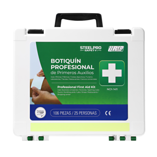Botiquin 1ros Auxilios 25 Personas.
