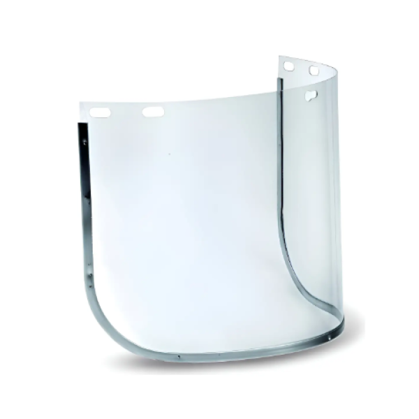 Visor policarbonato 8 x 16 borde aluminio